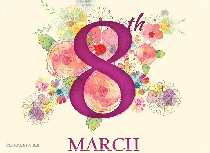 Скачать бесплатно искреннюю открытку на международный женский день (8 марта)! Для инстаграм!