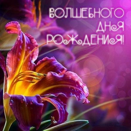 Скачать бесплатно волшебную картинку на день рождения для всех, лучшие картинки с пожеланиями с 123ot.ru! Поделиться в вацап!